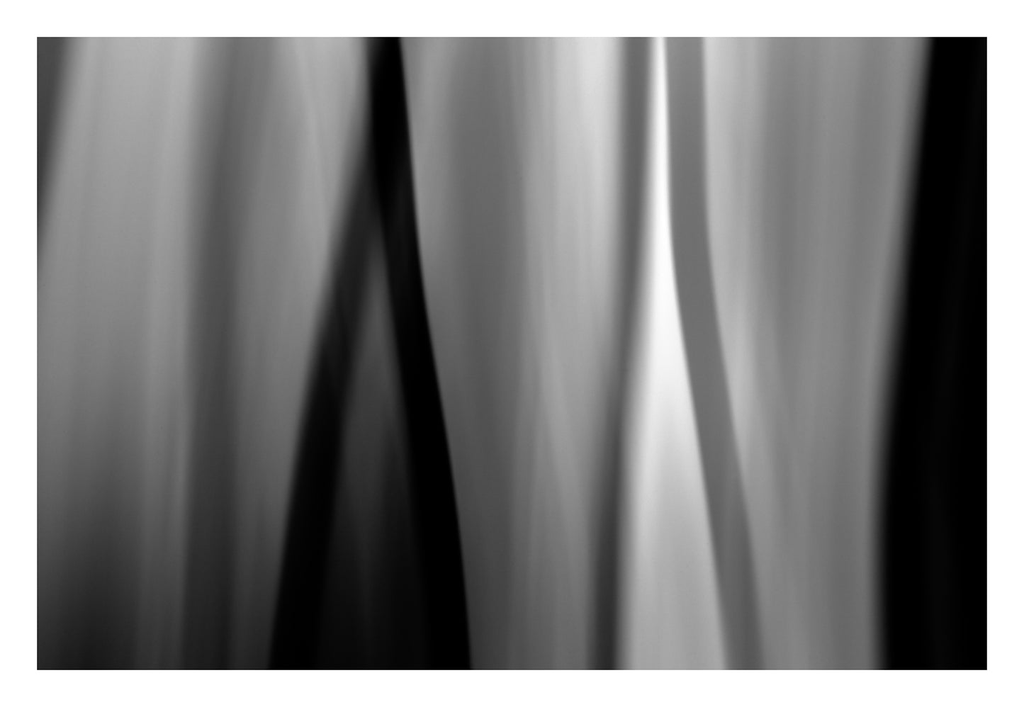 7899v3 - Dancing into the Light 7899v3 - 104x74cm, fine art black and white print of expressive light trail movement, limited edition by Raymond Mather, ART1.