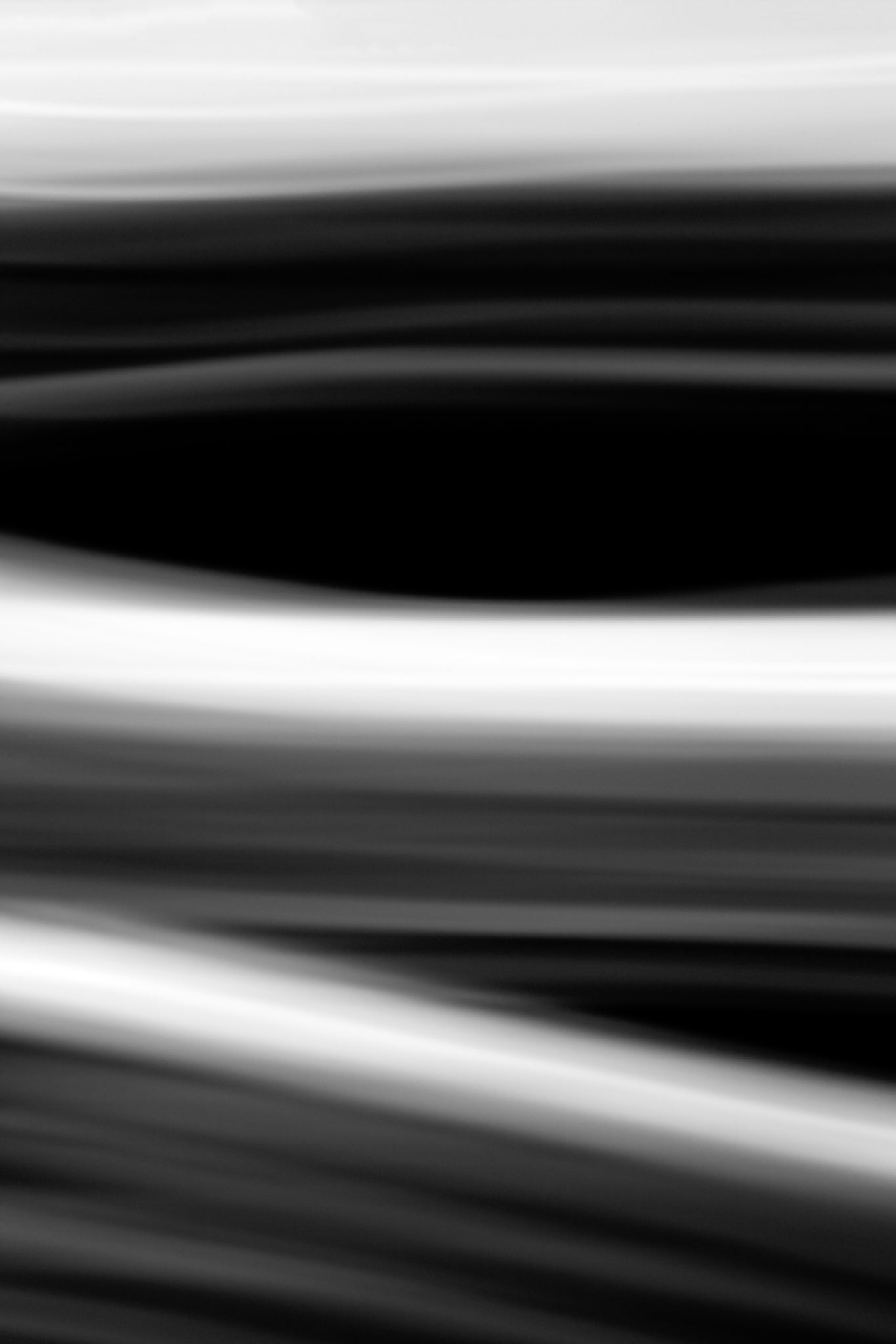Dancing into the Light 7900v4 - 60x90cm, minimalist abstract light drawing in black and white with flowing motion, limited edition fine art by Raymond Mather, ART1.