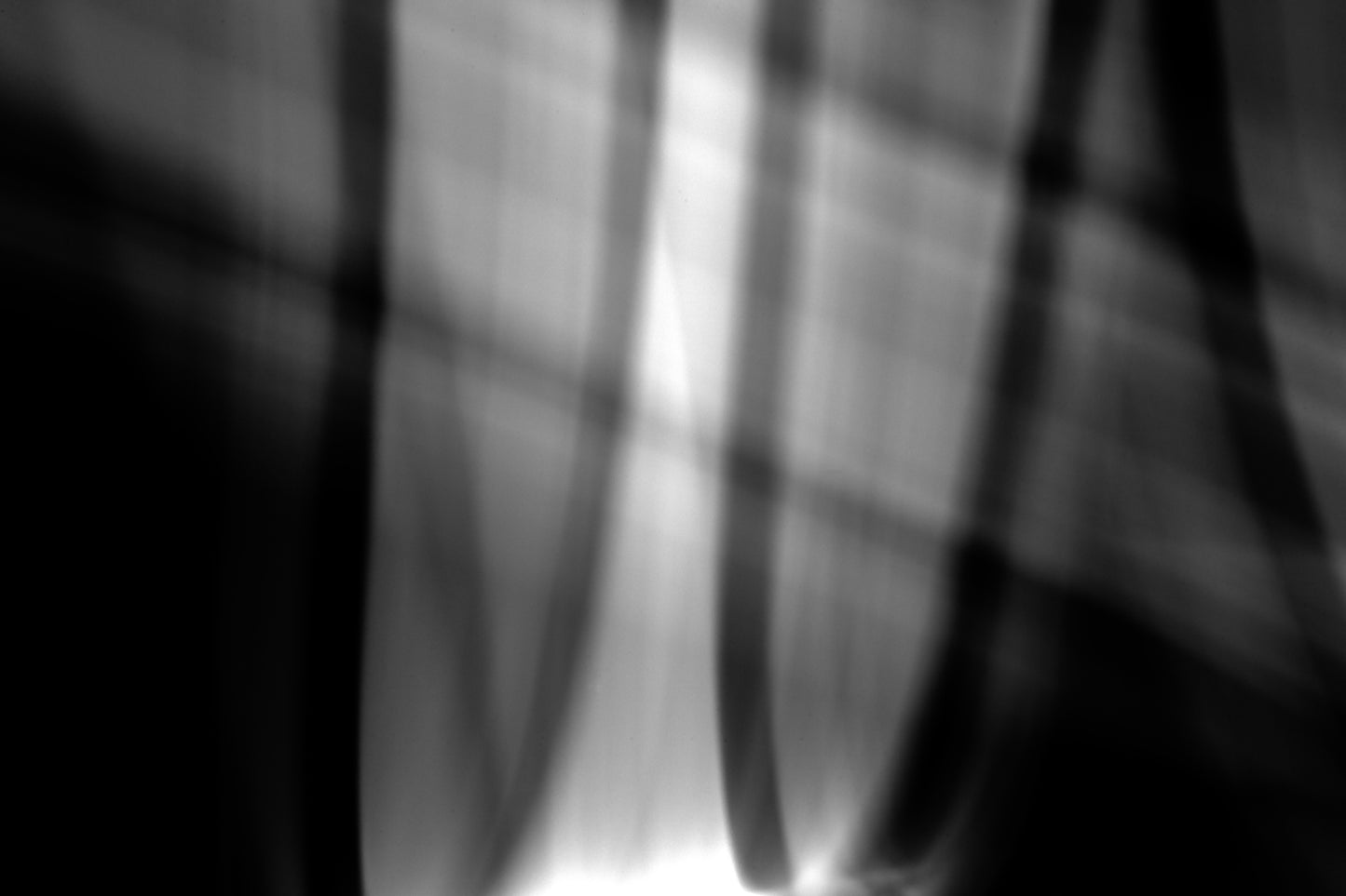 Dancing into the Light 7907v2 -90x60cm, expressive light-drawn artwork in black and white, capturing the poetry of movement, limited edition fine art by Raymond Mather, ART1.