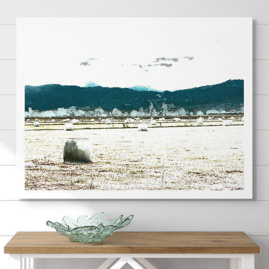 Vivid Country - Murwillumbah - The Daily Drive - Cane Rd - Hay Bales - 90x67.5cm Horizontal (#197346v8)