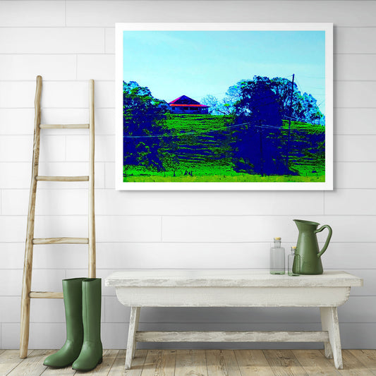 Vivid Country - Murwillumbah - The Daily Drive - Tumbulgum Rd - 90x67.5cm Horizontal (#198353v10)