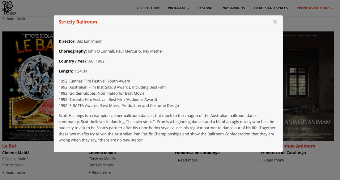 Archive - Strictly Ballroom