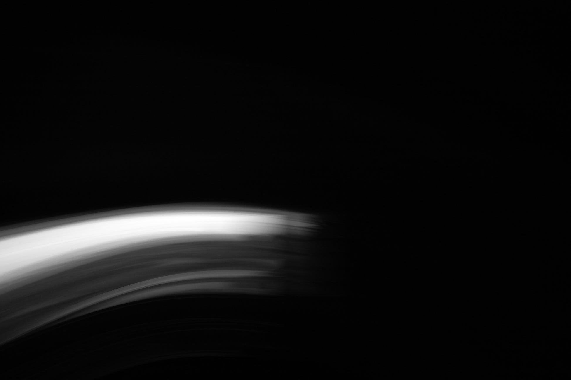 Dancing into the Light 7885v4 - 90x60cm, black and white minimalist coastal photograph with bold wave line, limited edition fine art print by Raymond Mather, ART1 collection.
