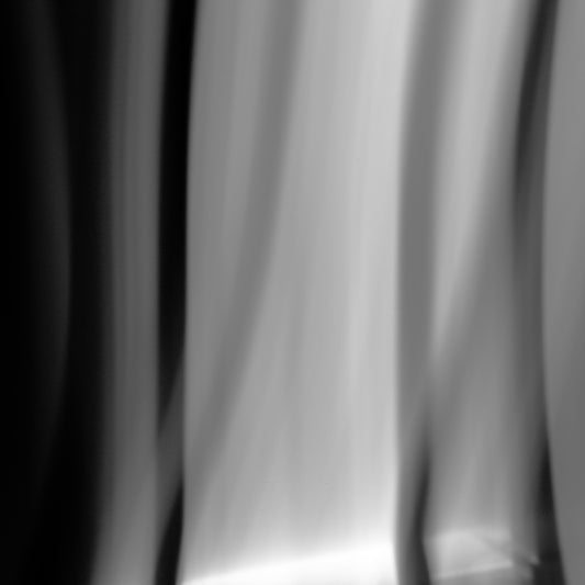 Dancing into the Light 7901v3 - Close Detail View, black and white artwork of light as a drawing tool, expressing movement, limited edition fine art print by Raymond Mather, ART1.