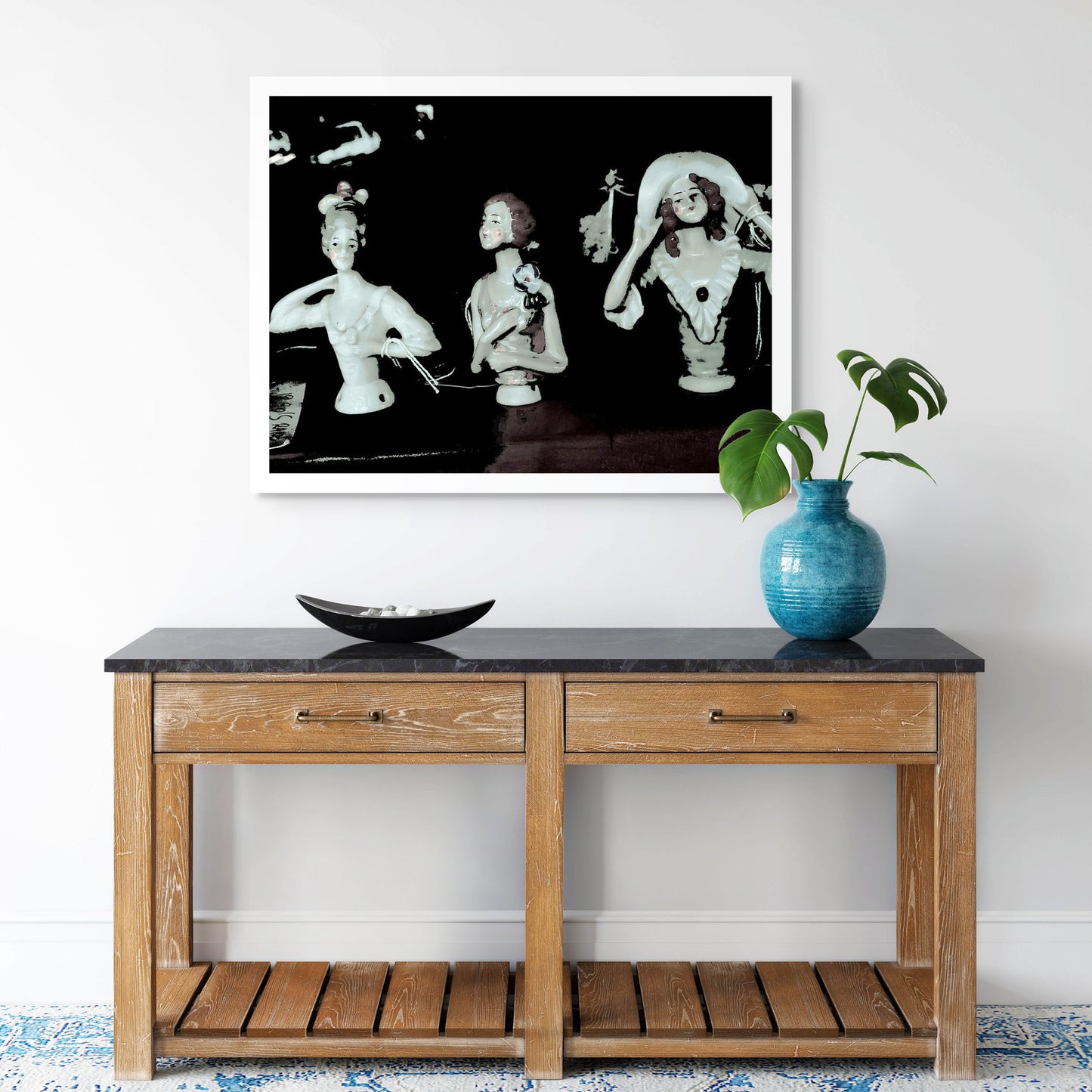 Still Life - Porcelain Figures - 90x67.5cm Horizontal (#190059v7a)