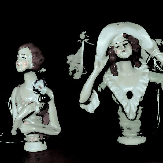 Still Life - Porcelain Figures - 90x67.5cm Horizontal (#190059v7a)