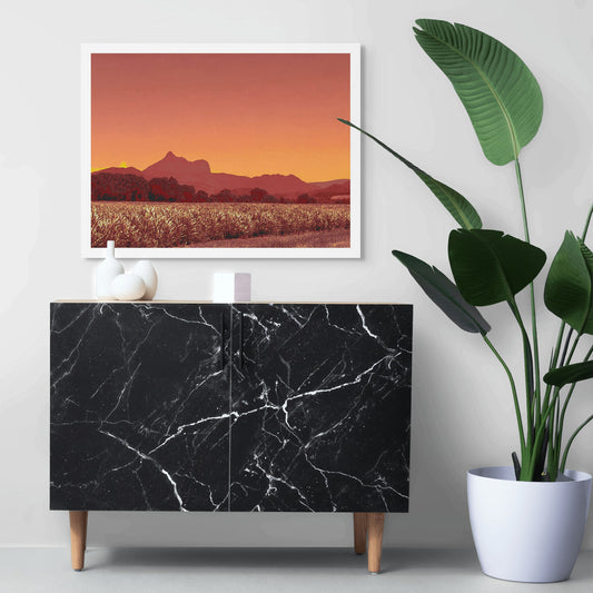 Vivid Country - Murwillumbah - The Daily Drive - Canefields - Wollumbin - 90x67.5cm Horizontal (#196484v1012a)
