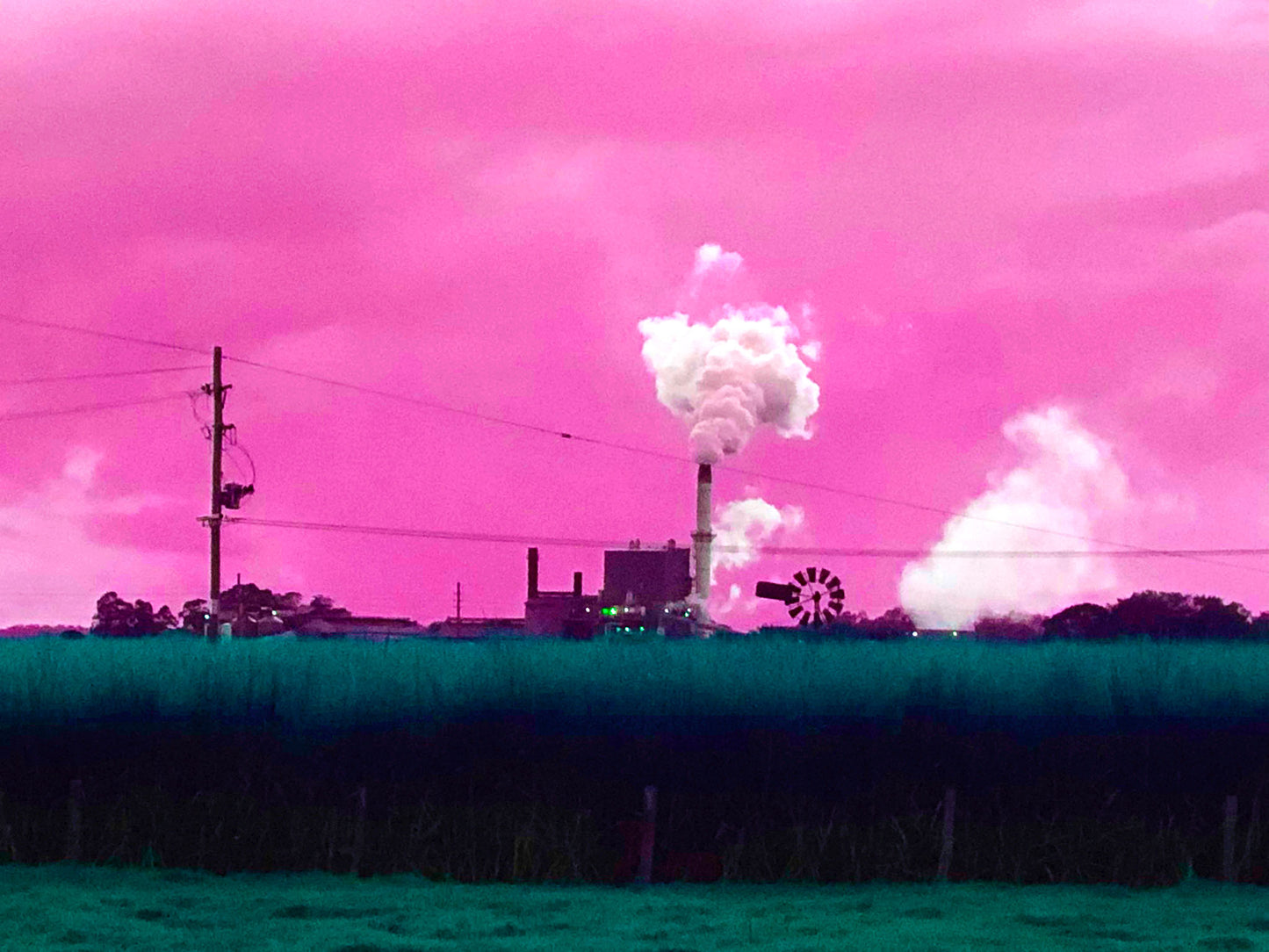 Vivid Country - Murwillumbah - The Daily Drive - Canefields Power Station - 90x67.5cm Horizontal (#199410v16)