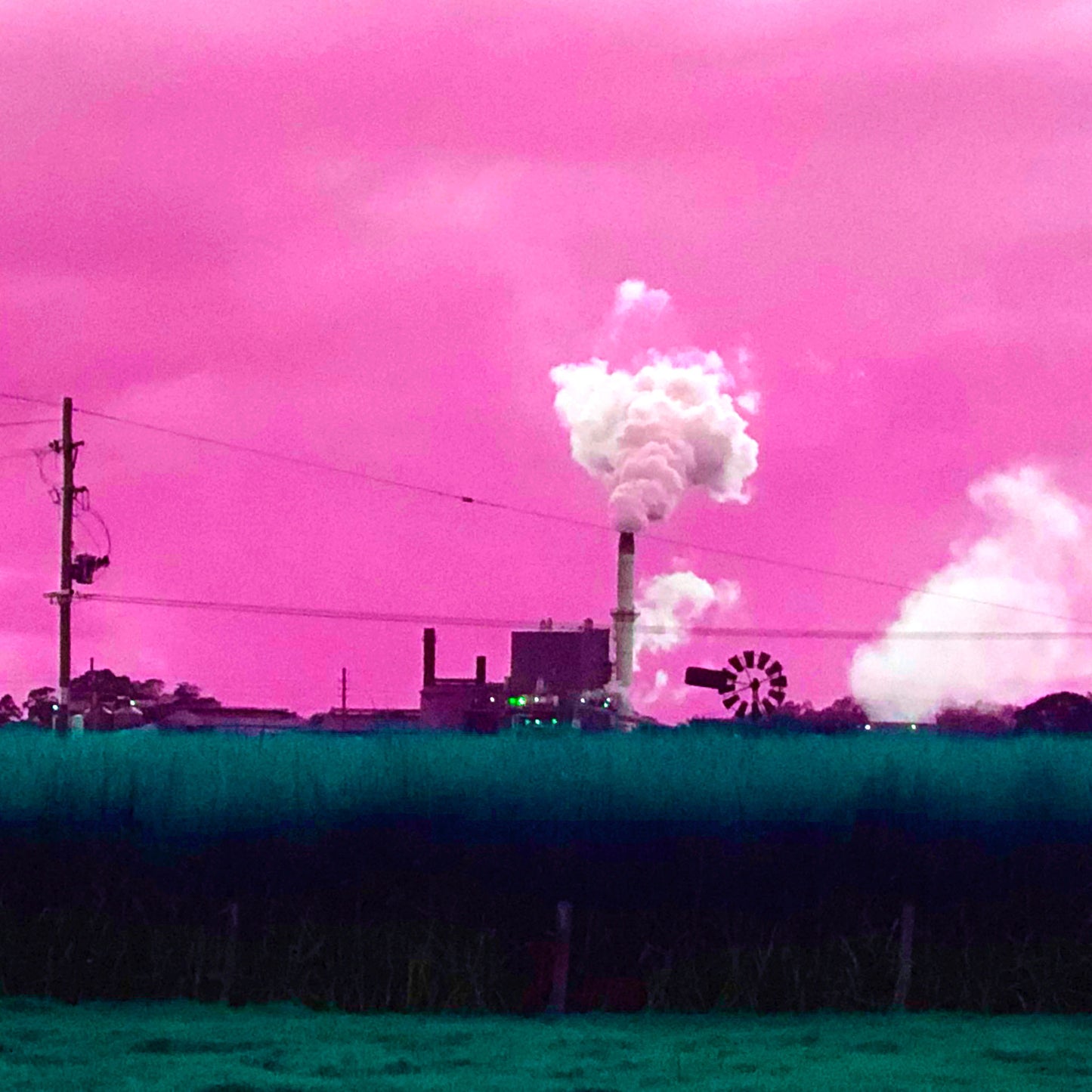 Vivid Country - Murwillumbah - The Daily Drive - Canefields Power Station - 90x67.5cm Horizontal (#199410v16)
