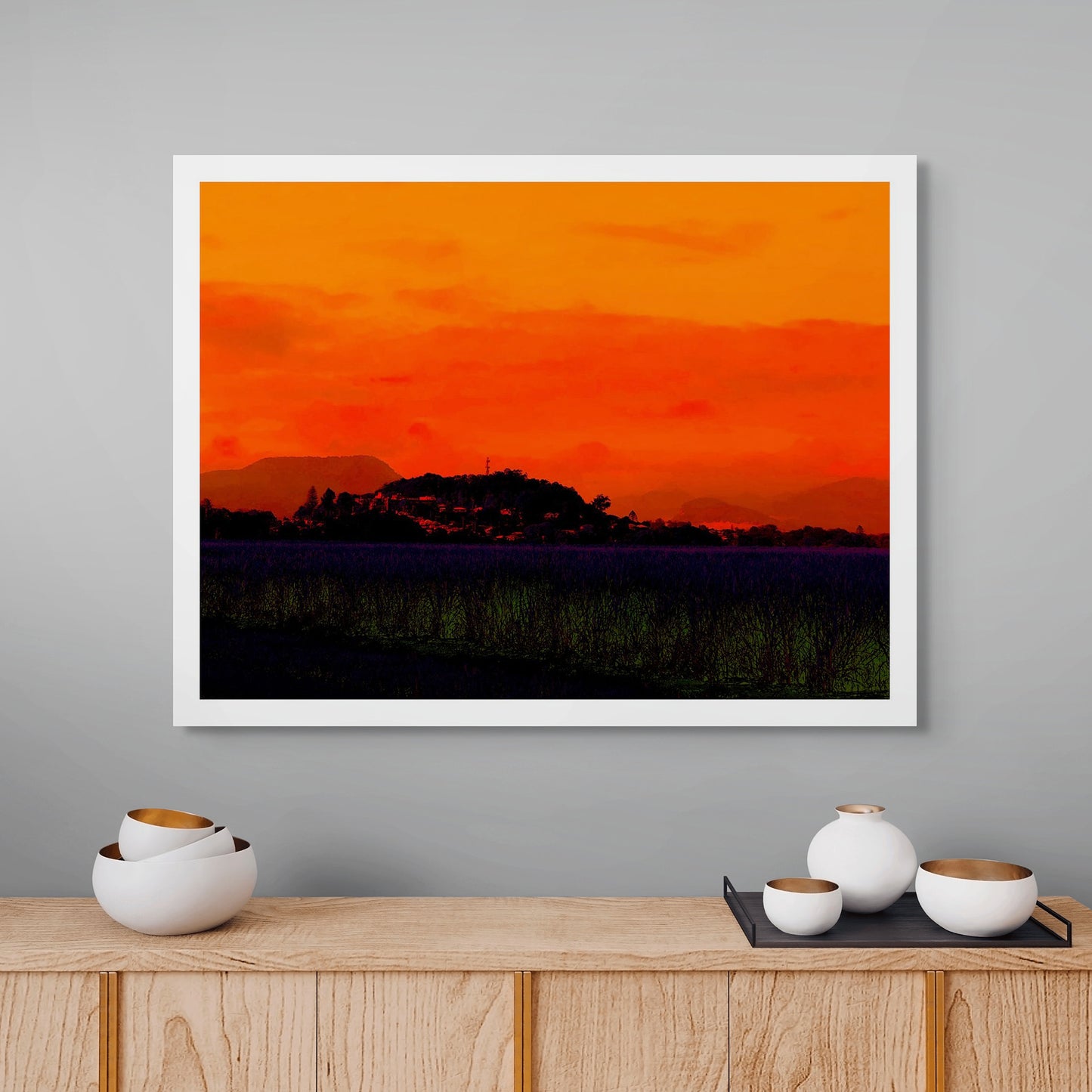 Vivid Country - Murwillumbah - The Daily Drive - Hospital Hill - 90x67.5cm Horizontal (#197858v25)