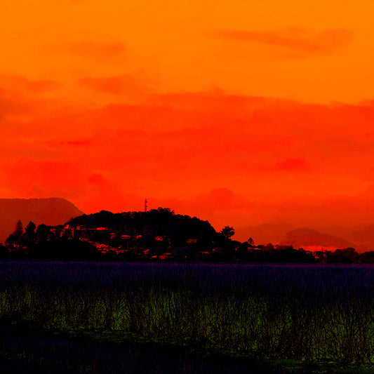Vivid Country - Murwillumbah - The Daily Drive - Hospital Hill - 90x67.5cm Horizontal (#197858v25)