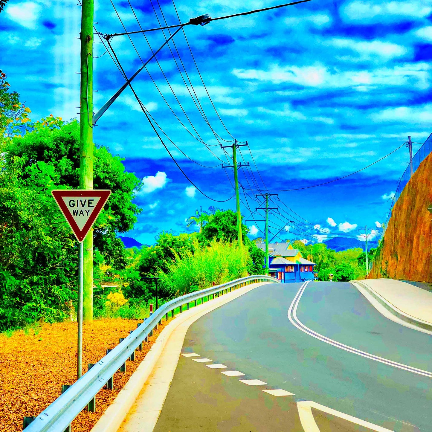 Vivid Country - Murwillumbah - The Daily Drive - Sign - 67.5x90cm Vertical (#19E0950v5)