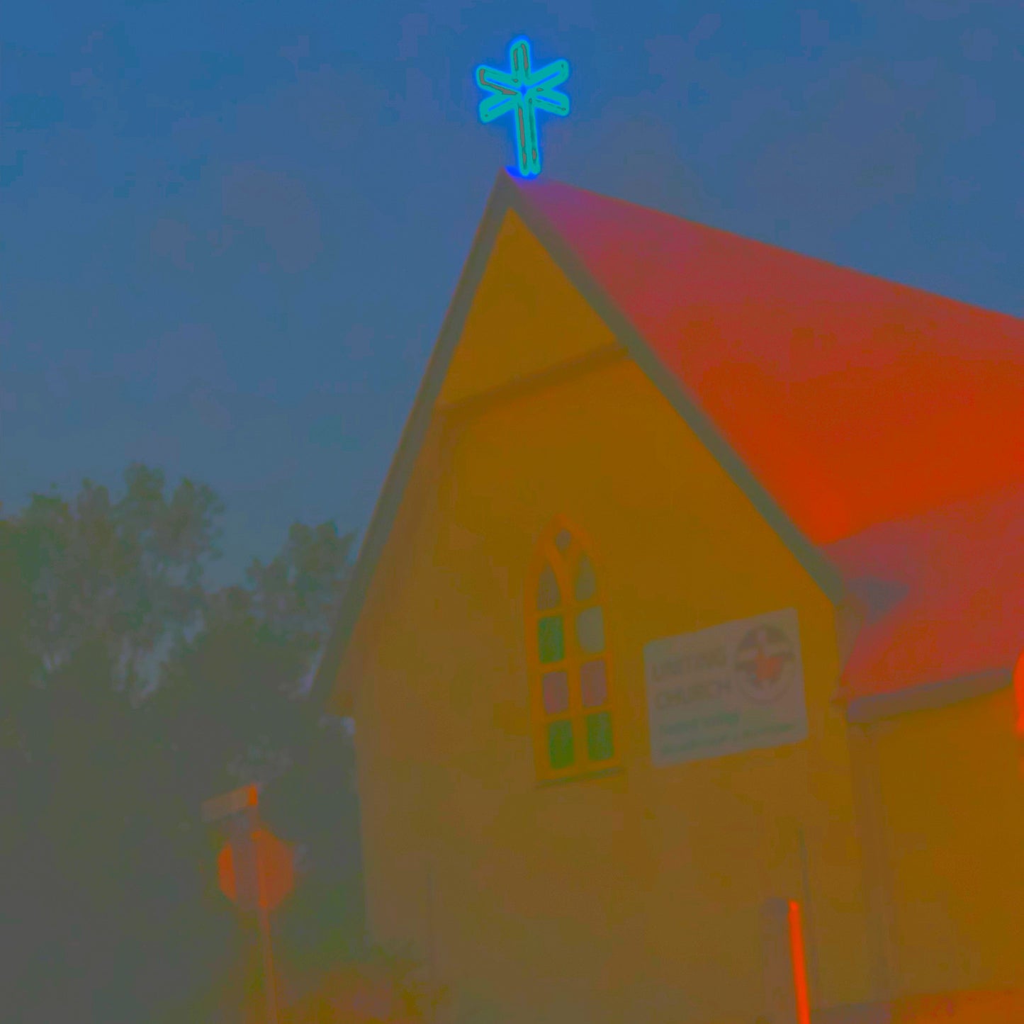Vivid Country - Murwillumbah - The Daily Drive - Town Church - 67.5x90cm Vertical (#197233v3)