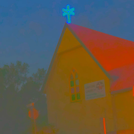 Vivid Country - Murwillumbah - The Daily Drive - Town Church - 67.5x90cm Vertical (#197233v3)
