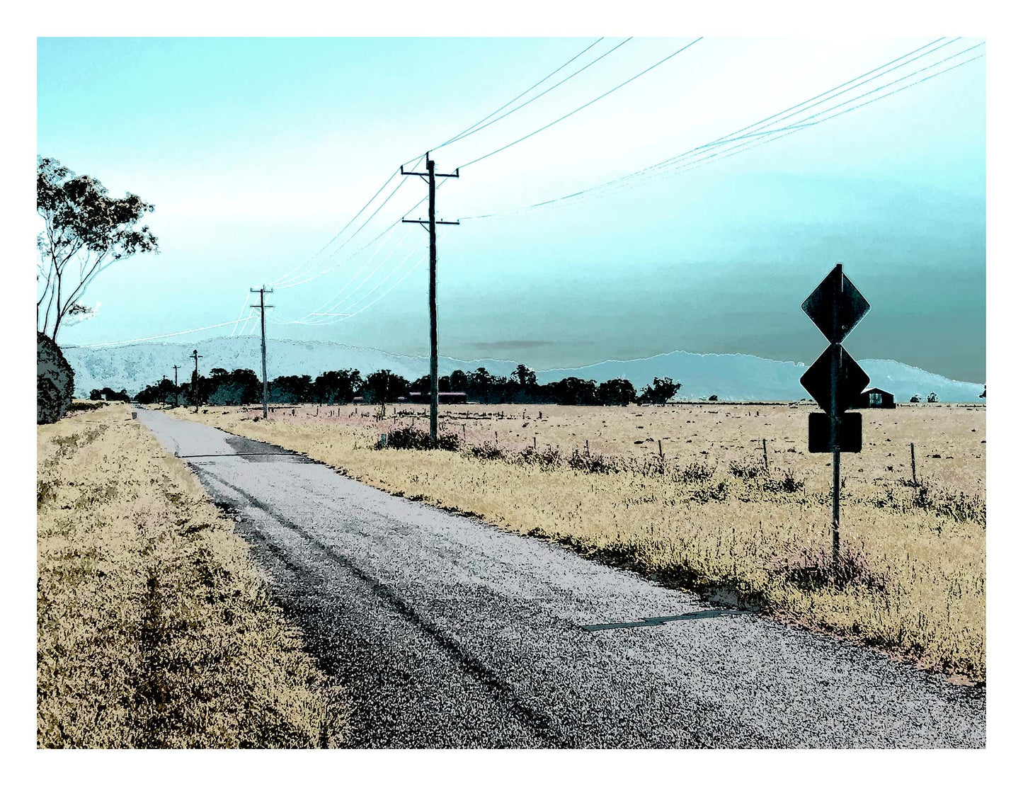 Vivid Country - Murwillumbah - The Daily Drive - Tumbulgum Rd - 90x67.5cm Horizontal (#198329v12)