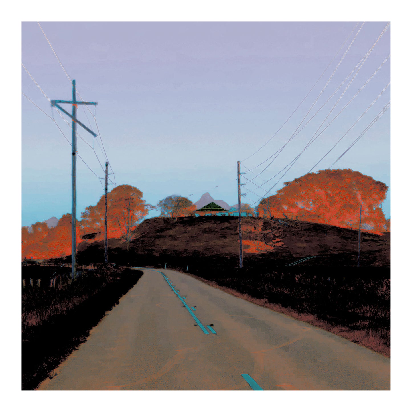 Vivid Country - Murwillumbah - The Daily Drive - Tumbulgum Rd - House Wollumbin - 60x60cm Square (#198248v78)