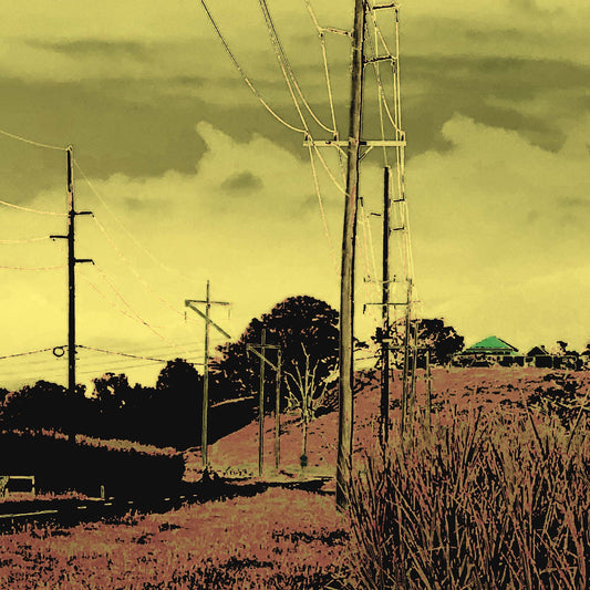 Vivid Country - Murwillumbah - The Daily Drive - Tumbulgum Rd - House on the Hill - 90x67.5cm Horizontal (#197850v32)