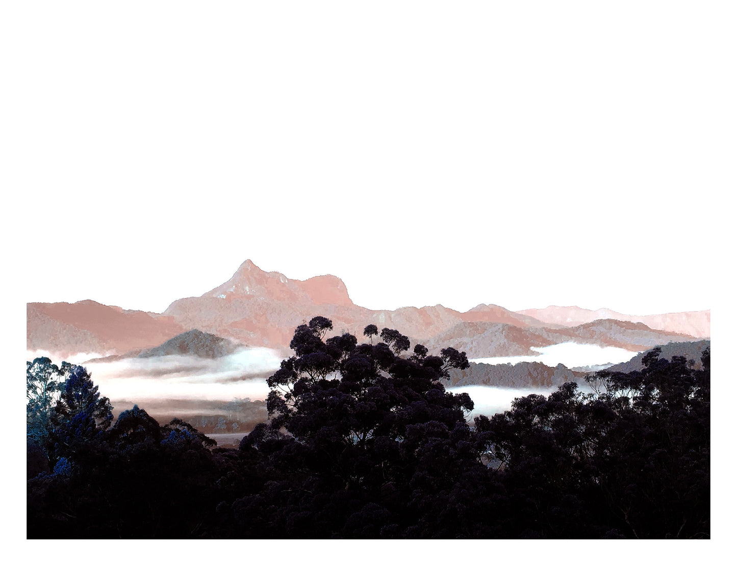 Vivid Country - Murwillumbah - The Daily Drive - Wollumbin View - 90x67.5cm Horizontal (#198322v30)