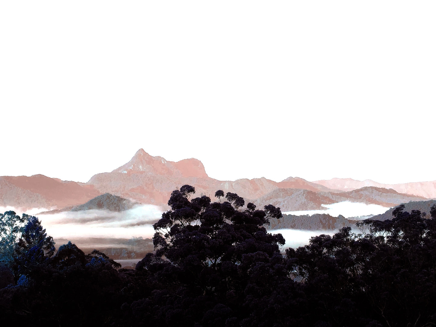 Vivid Country - Murwillumbah - The Daily Drive - Wollumbin View - 90x67.5cm Horizontal (#198322v30)