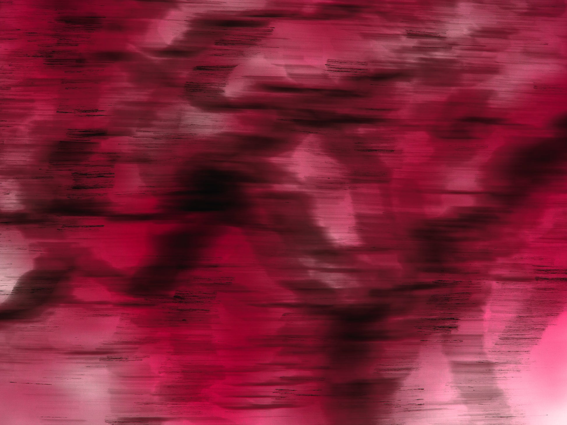 Xtra POP Set - Global Roaming - Oceanic Markings - Coral Sea - 140066v29 - 90x67.5cm, Abstract artwork in deep crimson and berry tones with fluid brush textures and dark overlays. Limited edition.