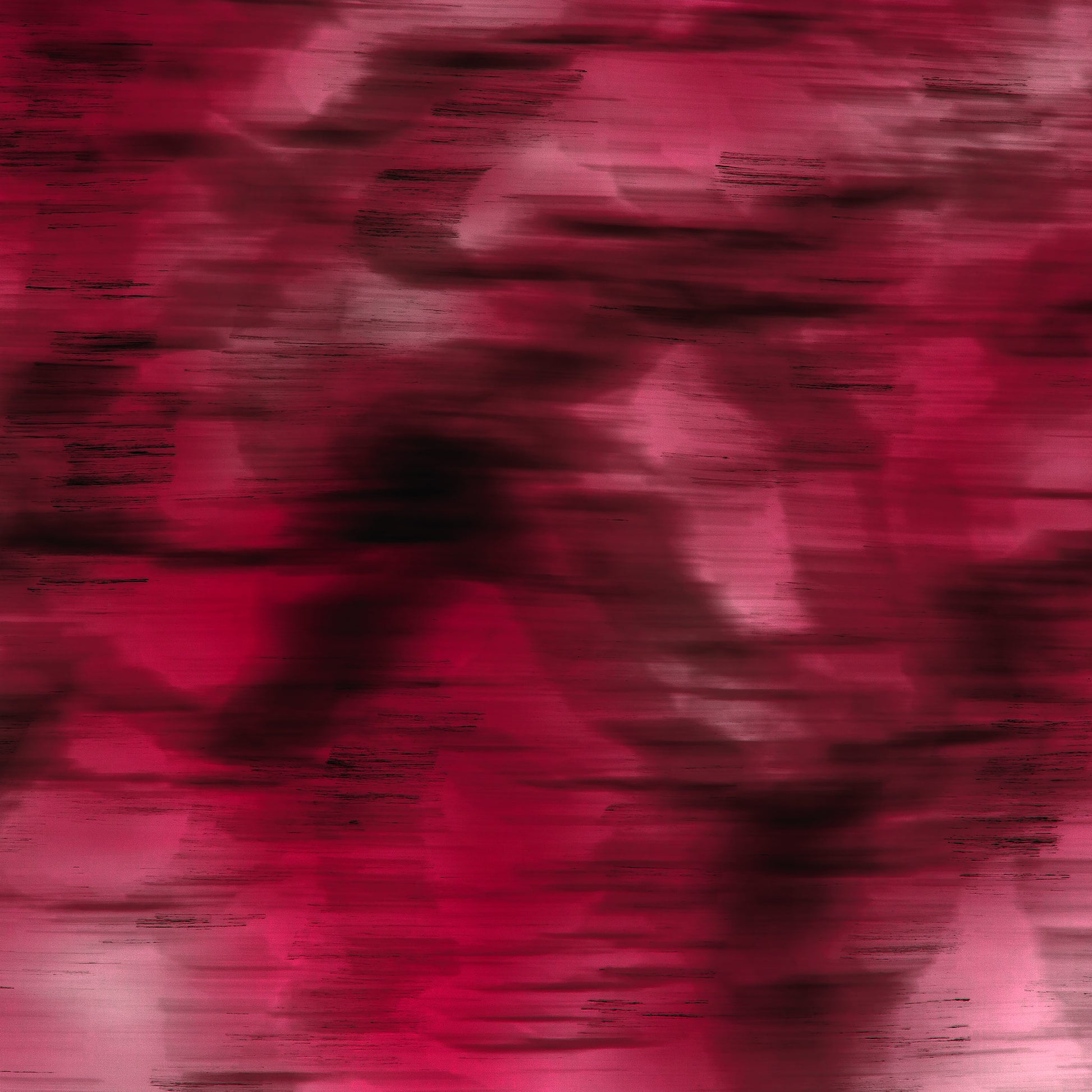 Xtra POP Set - Global Roaming - Oceanic Markings - Coral Sea - 140066v29 - Close Detail View, Abstract artwork in deep crimson and berry tones with fluid brush textures and dark overlays. Limited edition.